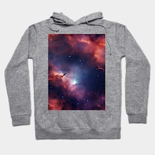 Stellar Odyssey: Cosmic Nebula Embrace Hoodie